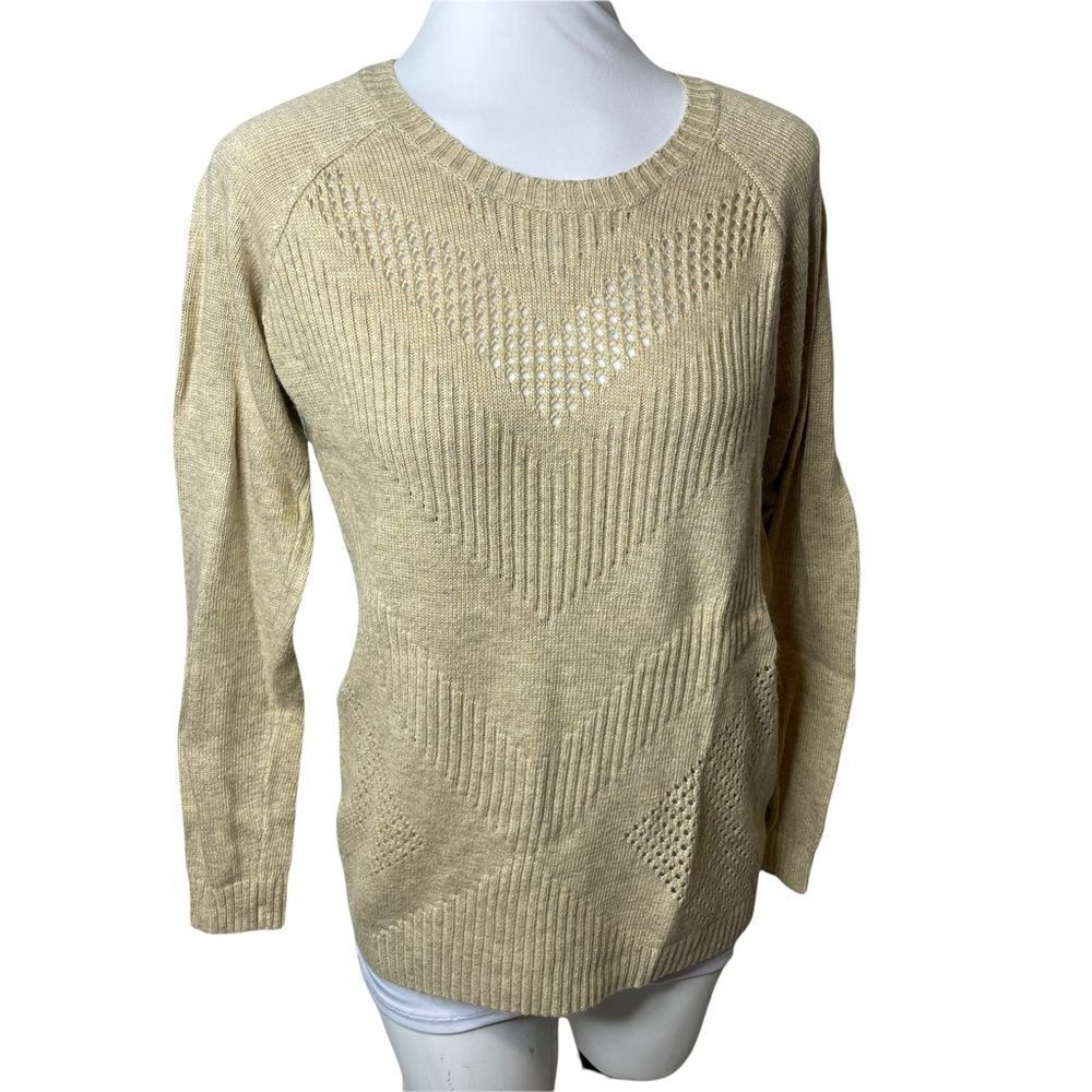 StitchFix Market & Spruce pullover knit sweater chevron Medium